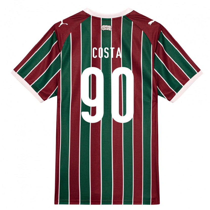 Danxen Pánské Douglas Costa #90 Zelená Vínová Bílá Domů Hráčské Dresy 2026/27 Dres