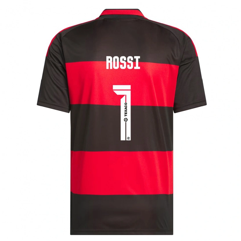 Danxen Pánské Agustín Rossi #1 Červená Černá Bílá Domů Hráčské Dresy 2026/27 Dres