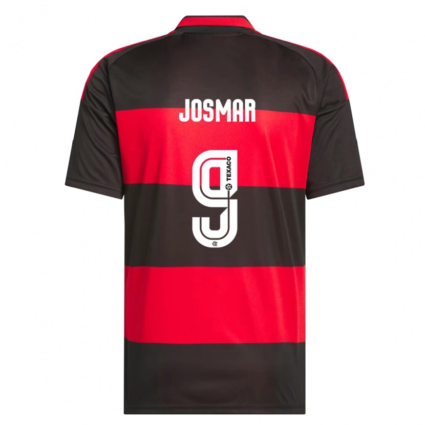 Danxen Pánské Josmar Silva Miranda #9 Červená Černá Bílá Domů Hráčské Dresy 2026/27 Dres
