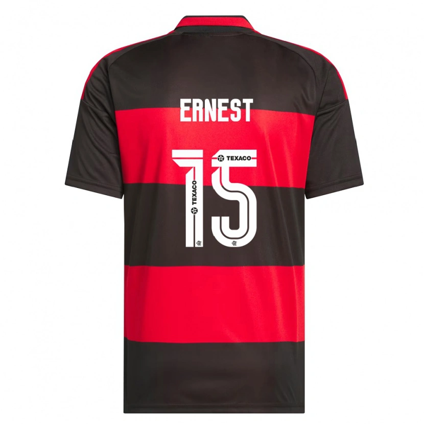 Danxen Pánské Ernest Muñoz Mellis #15 Červená Černá Bílá Domů Hráčské Dresy 2026/27 Dres