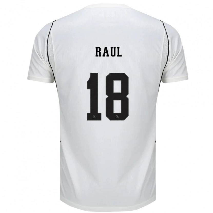 Danxen Pánské Pedro Raul #18 Bílá Černá Červená Domů Hráčské Dresy 2026/27 Dres