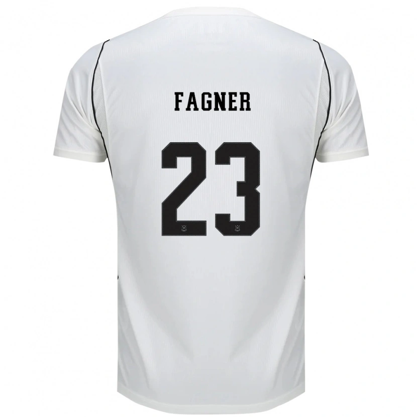 Danxen Pánské Fagner #23 Bílá Černá Červená Domů Hráčské Dresy 2026/27 Dres