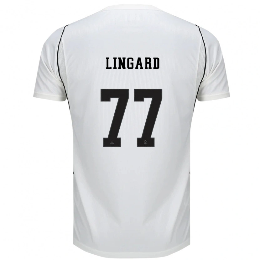 Danxen Pánské Jesse Lingard #77 Bílá Černá Červená Domů Hráčské Dresy 2026/27 Dres