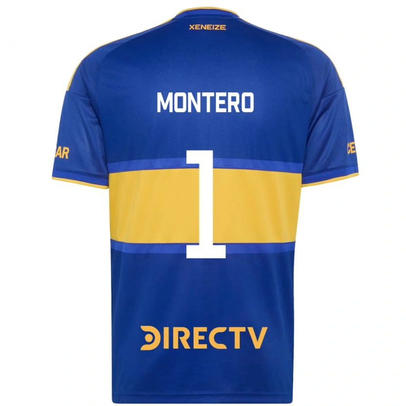 Danxen Pánské Álvaro Montero #1 Královsky Modrá Žlutá Domů Hráčské Dresy 2026/27 Dres