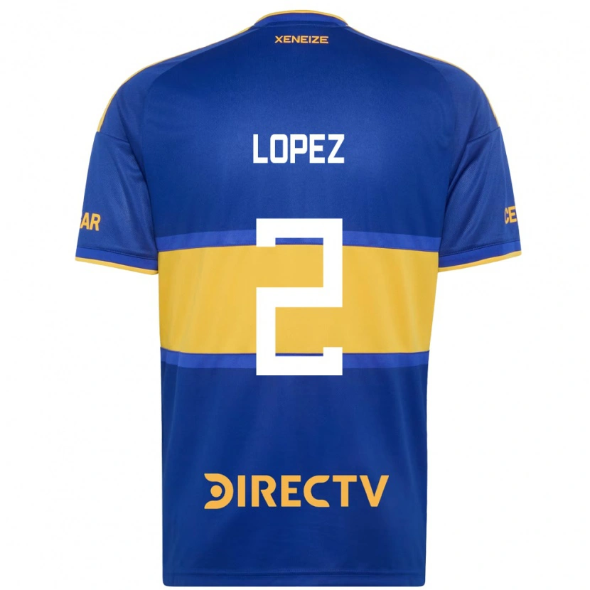 Danxen Pánské Lisandro Lopez #2 Královsky Modrá Žlutá Domů Hráčské Dresy 2026/27 Dres