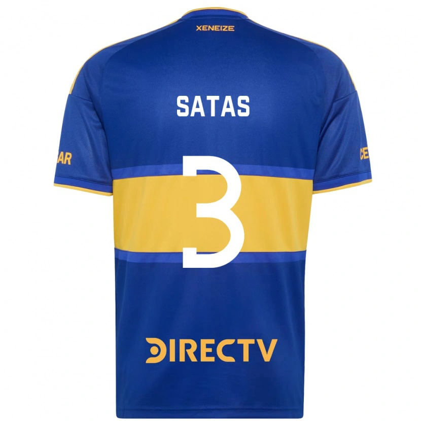 Danxen Pánské Matías Satas #3 Královsky Modrá Žlutá Domů Hráčské Dresy 2026/27 Dres