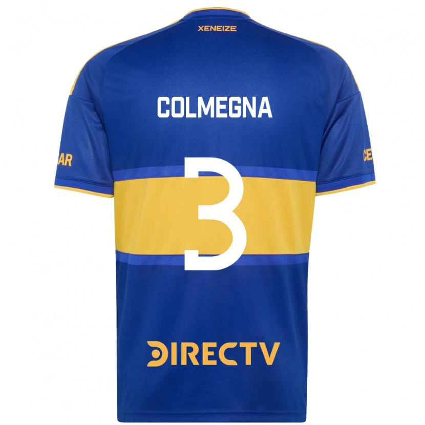 Danxen Pánské Agustín Colmegna #3 Královsky Modrá Žlutá Domů Hráčské Dresy 2026/27 Dres