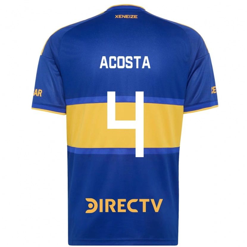 Danxen Pánské Natan Acosta #4 Královsky Modrá Žlutá Domů Hráčské Dresy 2026/27 Dres