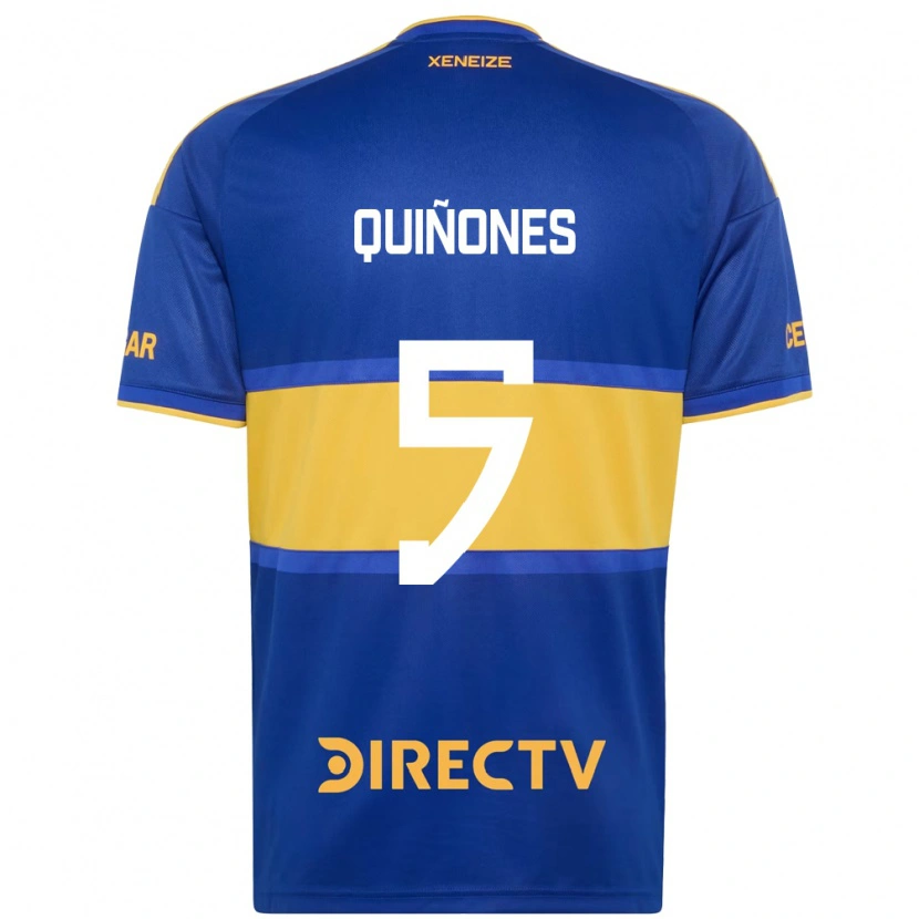 Danxen Pánské Florencia Quiñones #5 Královsky Modrá Žlutá Domů Hráčské Dresy 2026/27 Dres