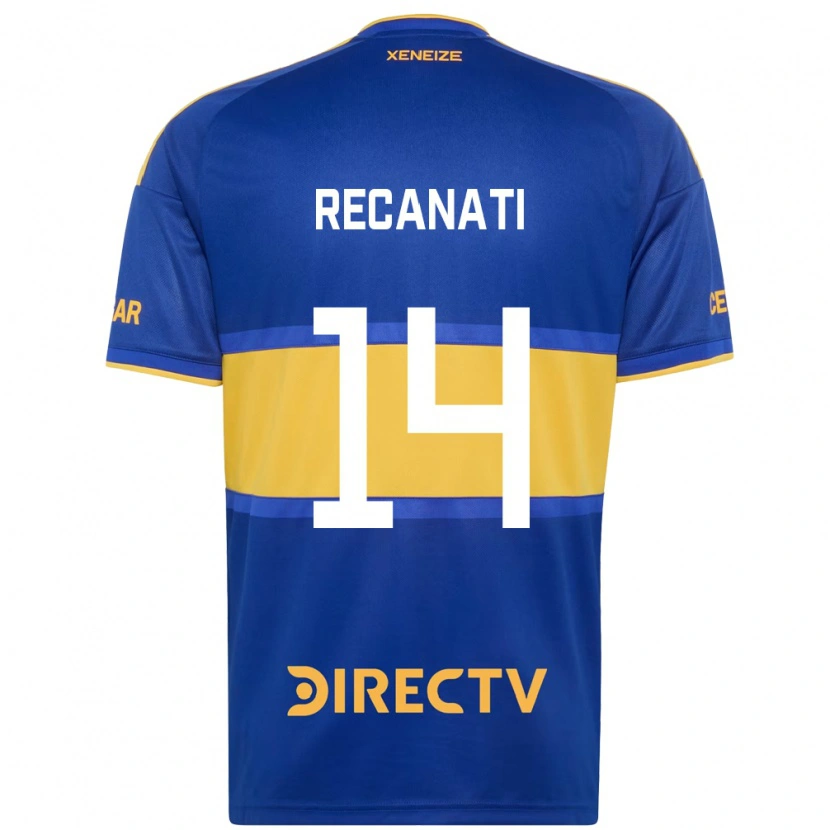 Danxen Pánské Bianca Recanati #14 Královsky Modrá Žlutá Domů Hráčské Dresy 2026/27 Dres