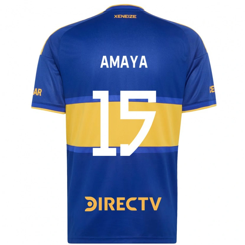 Danxen Pánské Facundo Amaya #15 Královsky Modrá Žlutá Domů Hráčské Dresy 2026/27 Dres