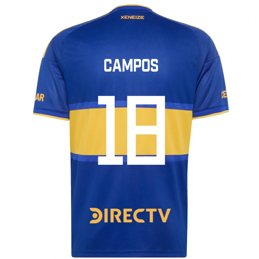 Danxen Pánské Brisa Campos #18 Královsky Modrá Žlutá Domů Hráčské Dresy 2026/27 Dres