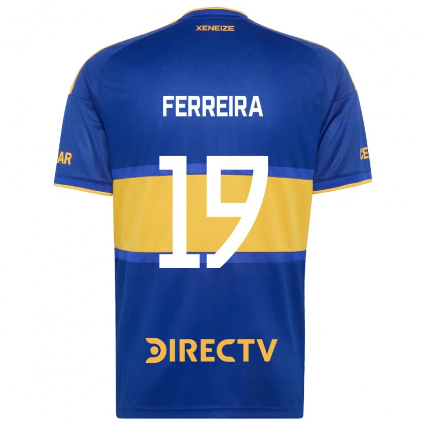 Danxen Pánské Kevin Ferreira #19 Královsky Modrá Žlutá Domů Hráčské Dresy 2026/27 Dres