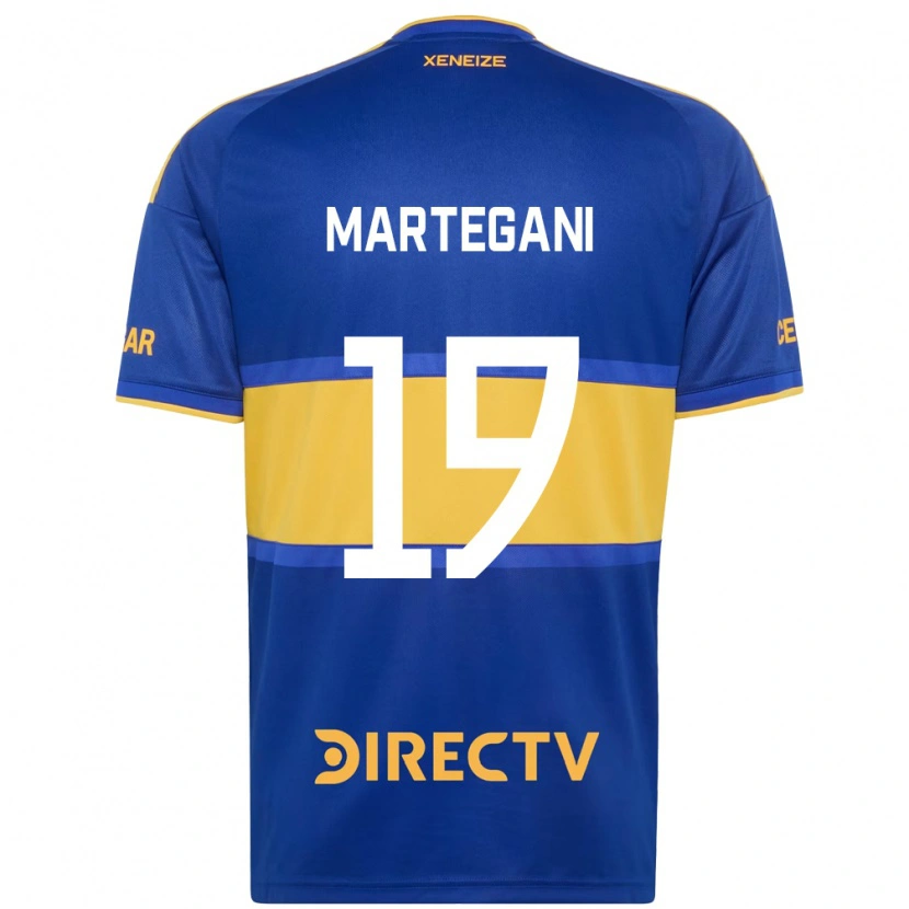 Danxen Pánské Agustín Martegani #19 Královsky Modrá Žlutá Domů Hráčské Dresy 2026/27 Dres