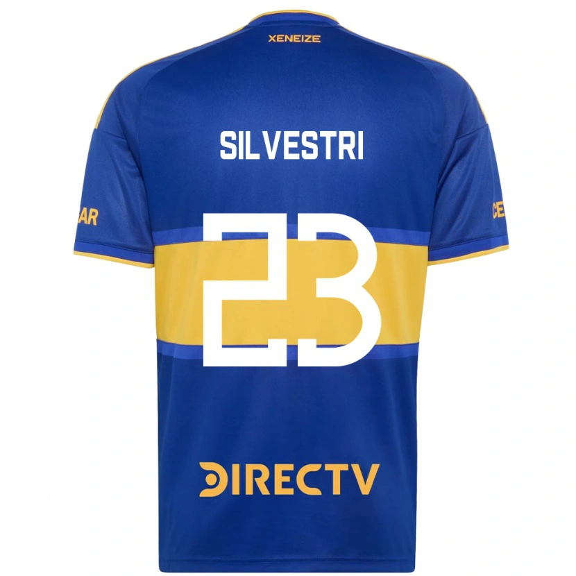 Danxen Pánské Delfina Silvestri #23 Královsky Modrá Žlutá Domů Hráčské Dresy 2026/27 Dres