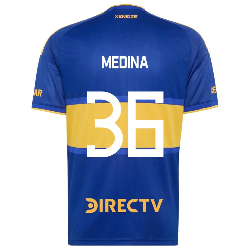 Danxen Pánské Cristian Medina #36 Královsky Modrá Žlutá Domů Hráčské Dresy 2026/27 Dres