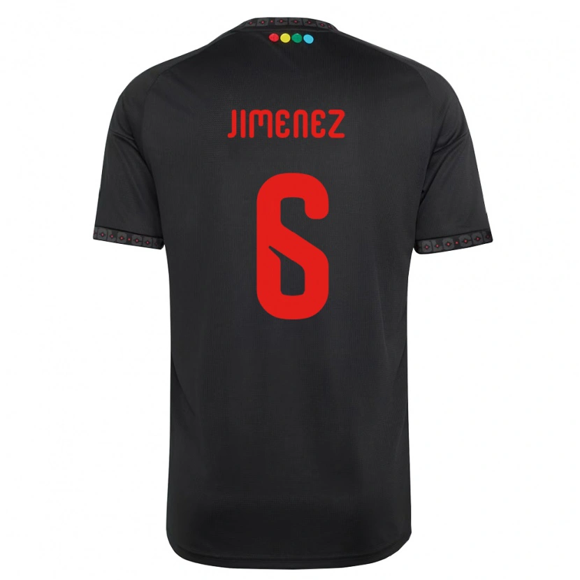 Danxen Pánské Yastin Jiménez #6 Černá Červená Daleko Hráčské Dresy 2026/27 Dres