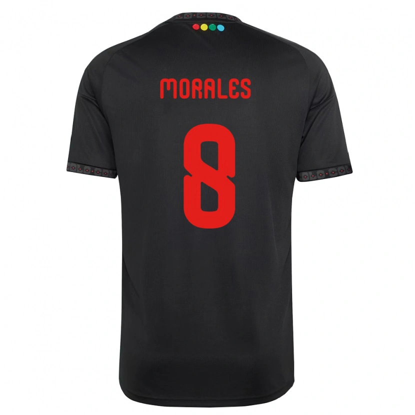Danxen Pánské Cristopher Morales #8 Černá Červená Daleko Hráčské Dresy 2026/27 Dres