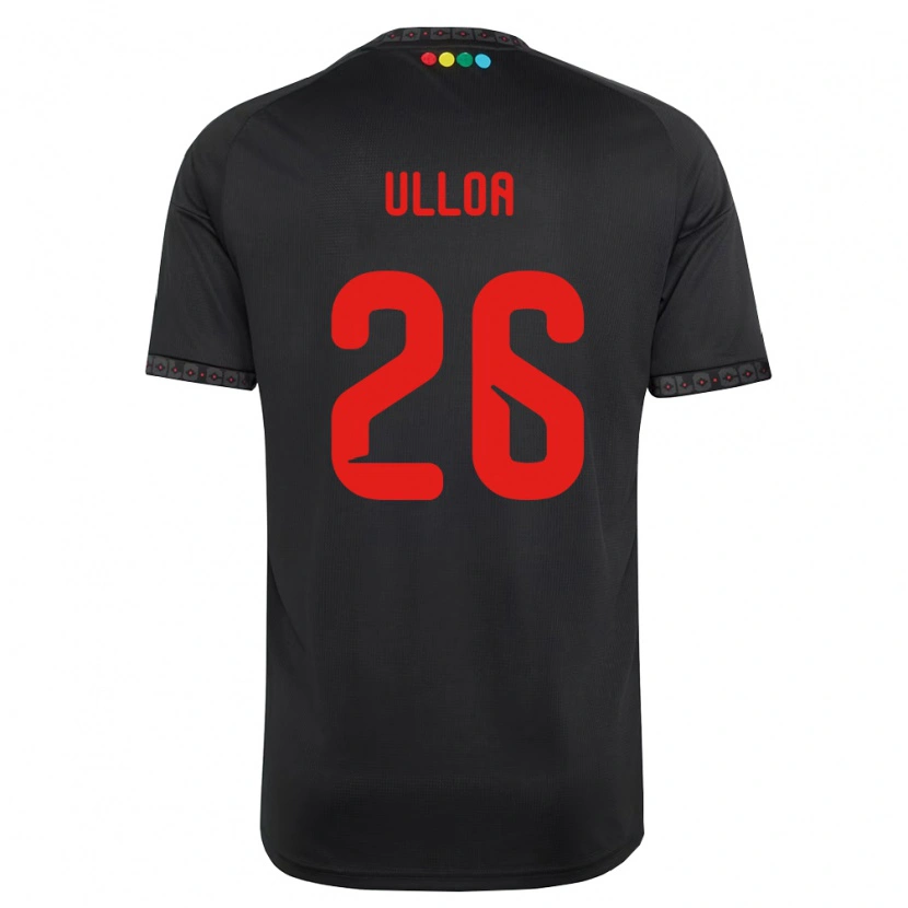Danxen Pánské Diego Ulloa #26 Černá Červená Daleko Hráčské Dresy 2026/27 Dres