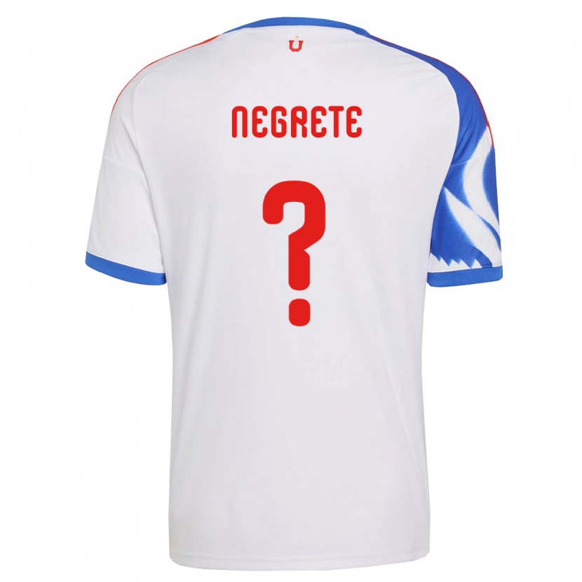 Danxen Pánské Salvador Negrete #0 Bílá Tmavě Modrá Daleko Hráčské Dresy 2026/27 Dres