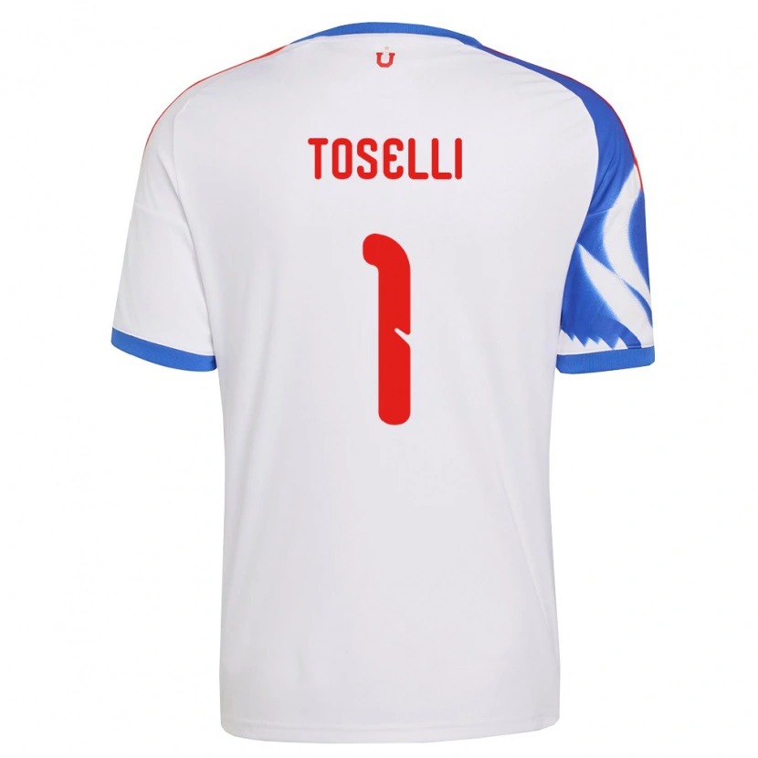 Danxen Pánské Cristopher Toselli #1 Bílá Tmavě Modrá Daleko Hráčské Dresy 2026/27 Dres