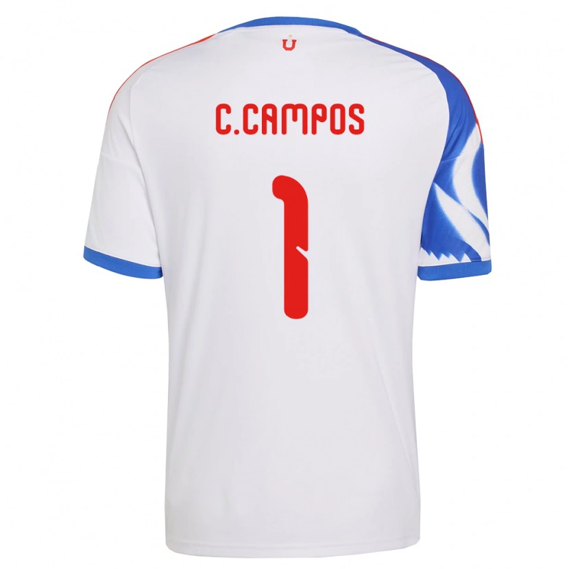 Danxen Pánské Cristóbal Campos #1 Bílá Tmavě Modrá Daleko Hráčské Dresy 2026/27 Dres