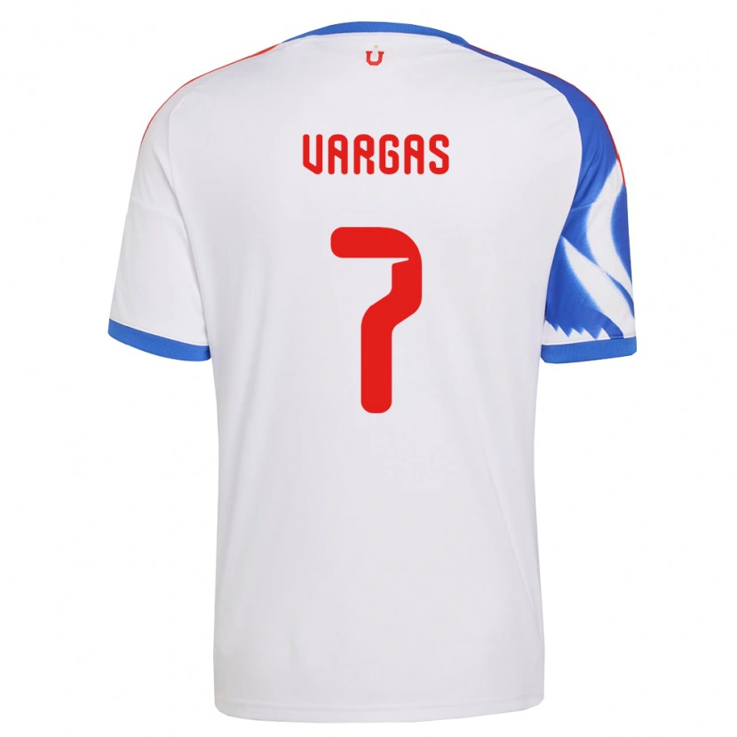 Danxen Pánské Jeisson Vargas #7 Bílá Tmavě Modrá Daleko Hráčské Dresy 2026/27 Dres