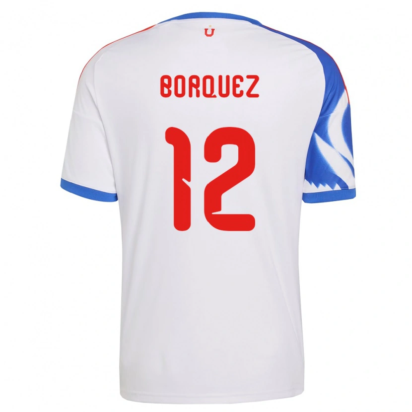 Danxen Pánské Gabriela Bórquez #12 Bílá Tmavě Modrá Daleko Hráčské Dresy 2026/27 Dres