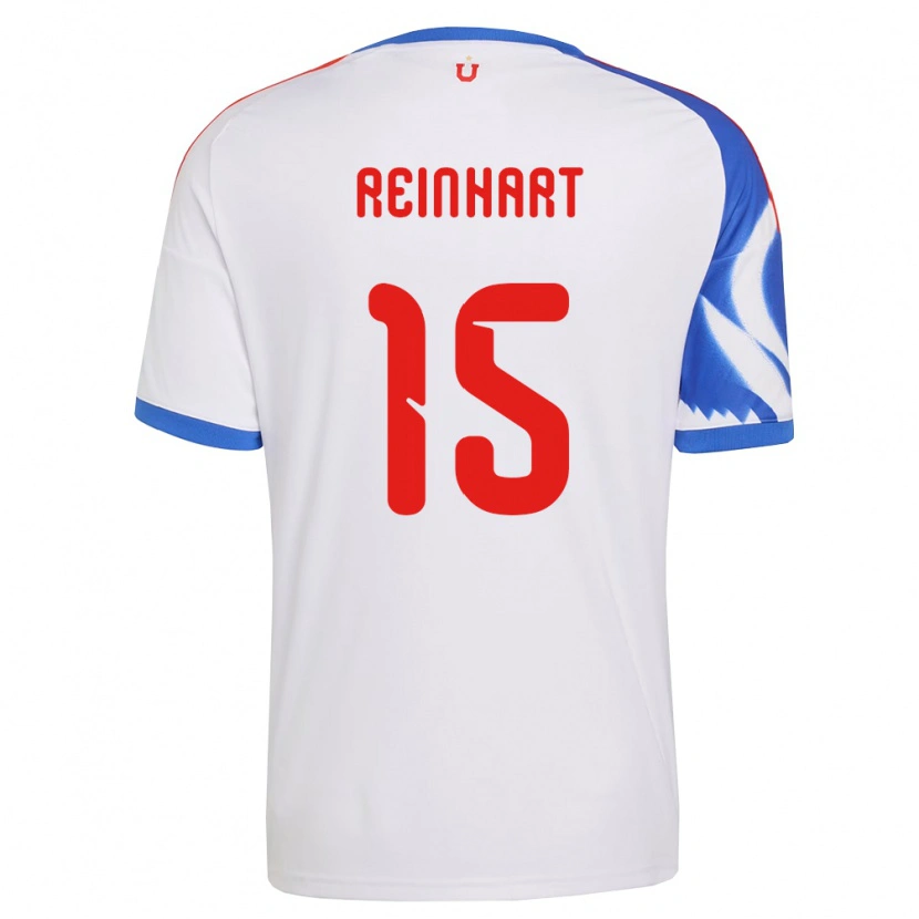 Danxen Pánské Tobías Reinhart #15 Bílá Tmavě Modrá Daleko Hráčské Dresy 2026/27 Dres