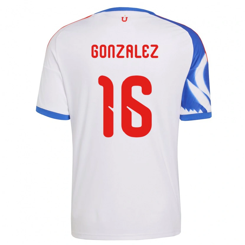 Danxen Pánské Monserratt González #16 Bílá Tmavě Modrá Daleko Hráčské Dresy 2026/27 Dres