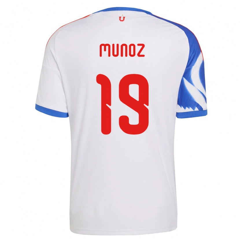 Danxen Pánské Cristóbal Muñoz #19 Bílá Tmavě Modrá Daleko Hráčské Dresy 2026/27 Dres