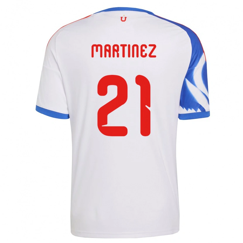 Danxen Pánské Maria Martínez #21 Bílá Tmavě Modrá Daleko Hráčské Dresy 2026/27 Dres