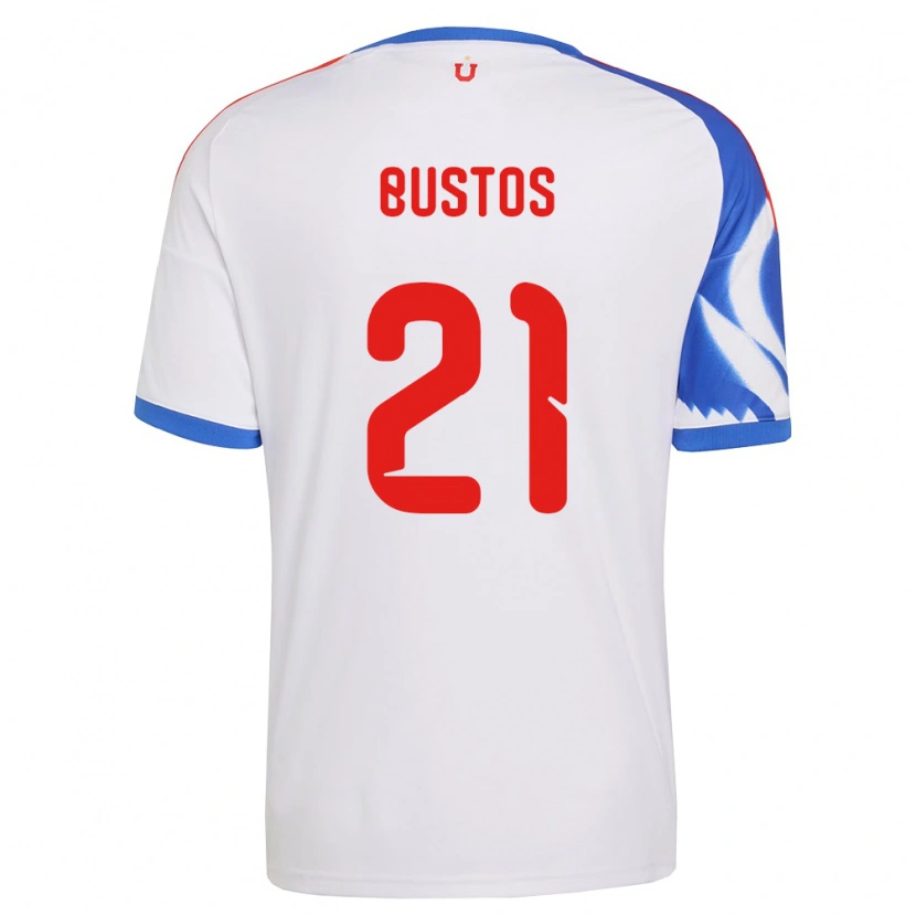 Danxen Pánské Melissa Bustos #21 Bílá Tmavě Modrá Daleko Hráčské Dresy 2026/27 Dres