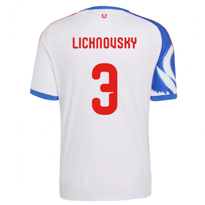 Danxen Pánské Igor Lichnovsky #3 Bílá Tmavě Modrá Daleko Hráčské Dresy 2026/27 Dres