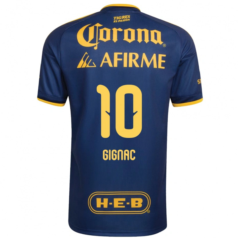 Danxen Pánské Andre-Pierre Gignac #10 Královsky Modrá Žlutá Daleko Hráčské Dresy 2026/27 Dres