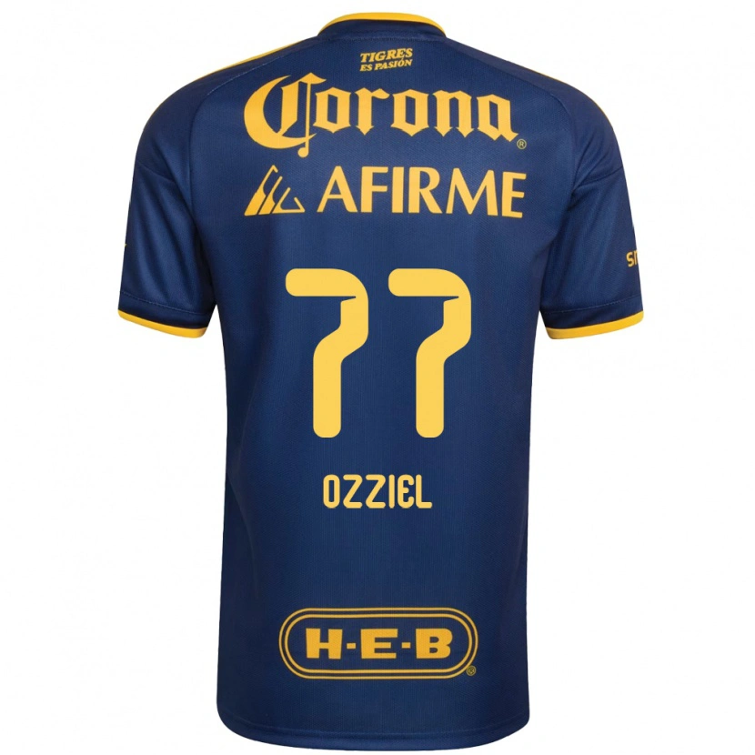 Danxen Pánské Ozziel Herrera #77 Královsky Modrá Žlutá Daleko Hráčské Dresy 2026/27 Dres
