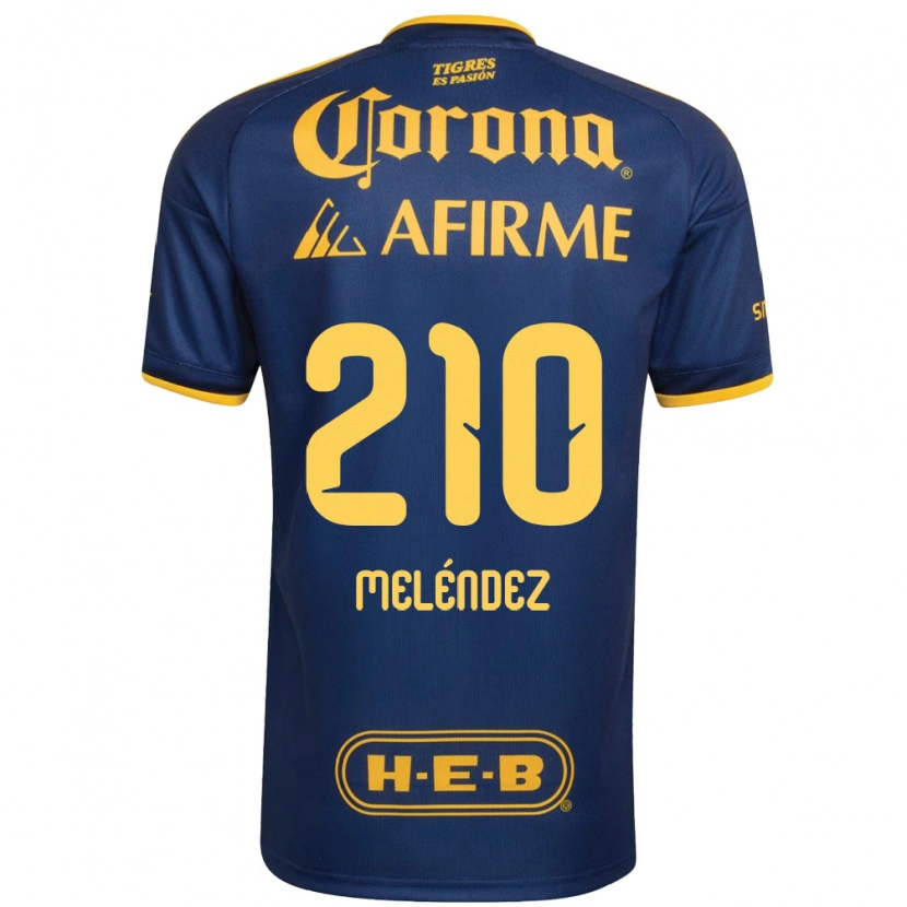 Danxen Pánské Marcelo Meléndez #210 Královsky Modrá Žlutá Daleko Hráčské Dresy 2026/27 Dres