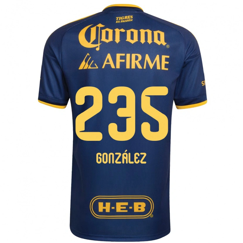 Danxen Pánské Mauricio González #235 Královsky Modrá Žlutá Daleko Hráčské Dresy 2026/27 Dres