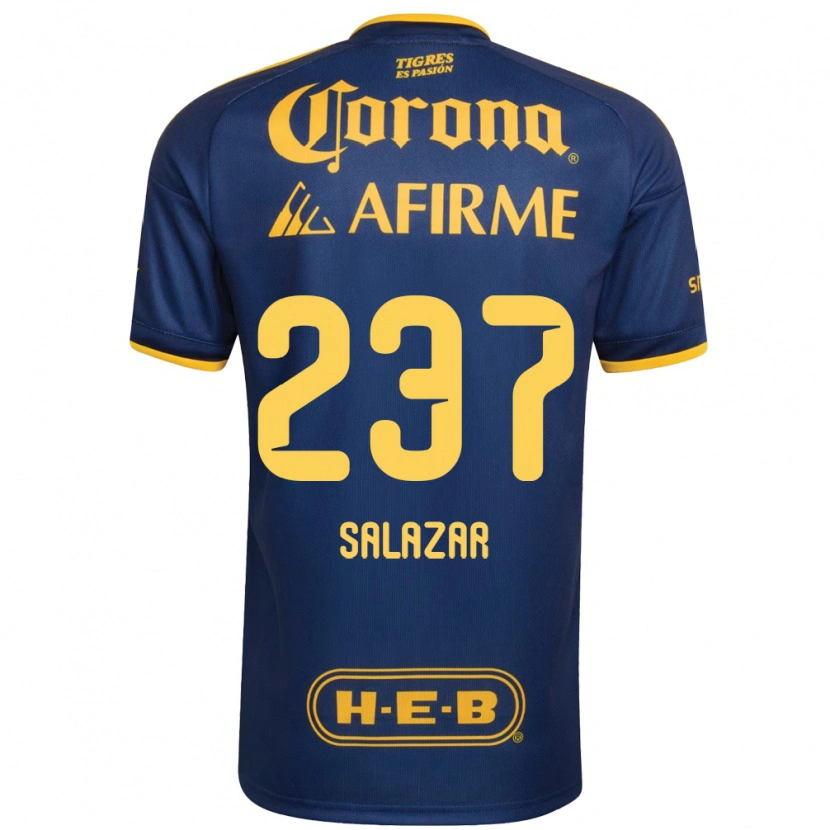 Danxen Pánské Bryan Salazar #237 Královsky Modrá Žlutá Daleko Hráčské Dresy 2026/27 Dres