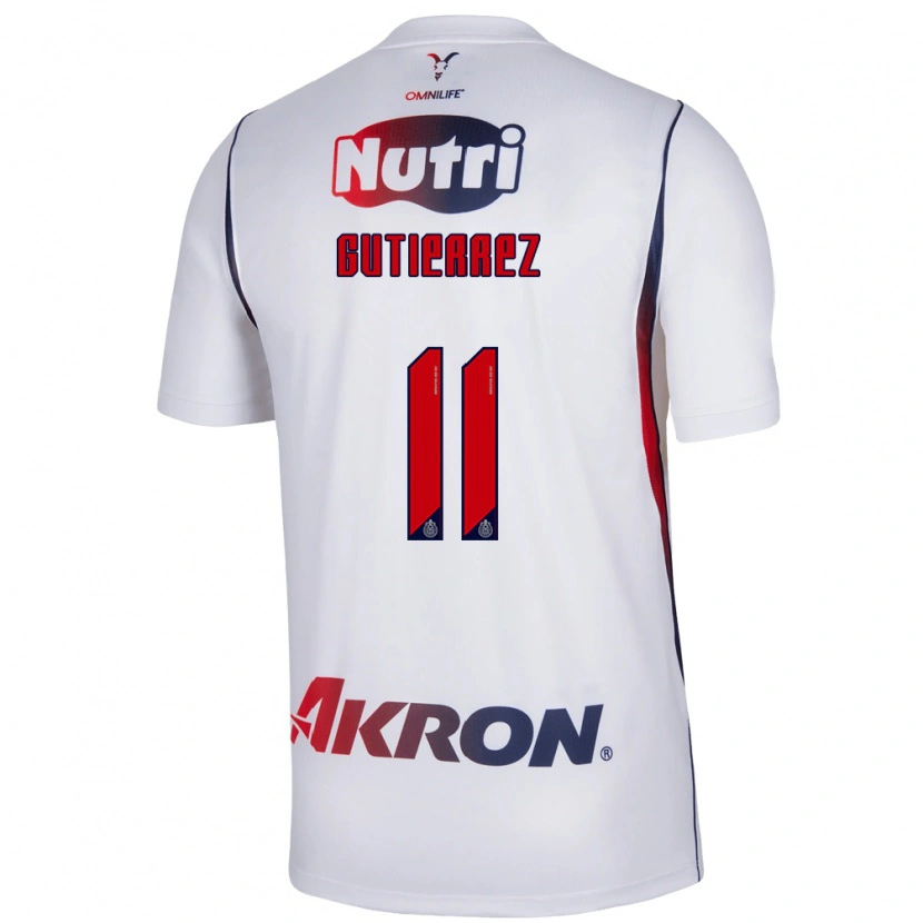 Danxen Pánské Brian Gutiérrez #11 Červená Bílá Tmavě Modrá Daleko Hráčské Dresy 2026/27 Dres