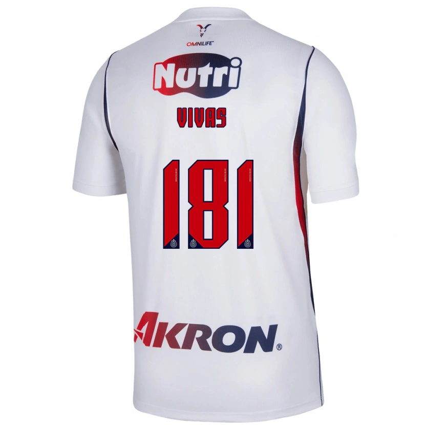 Danxen Pánské Ángel Vivas #181 Červená Bílá Tmavě Modrá Daleko Hráčské Dresy 2026/27 Dres