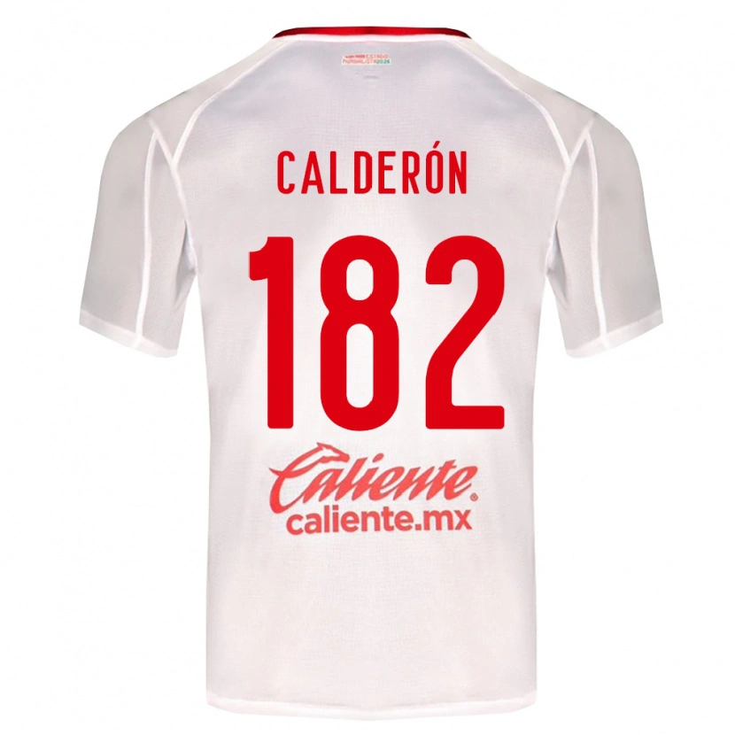 Danxen Pánské Leonel Calderón #182 Bílá Zelená Červená Daleko Hráčské Dresy 2026/27 Dres
