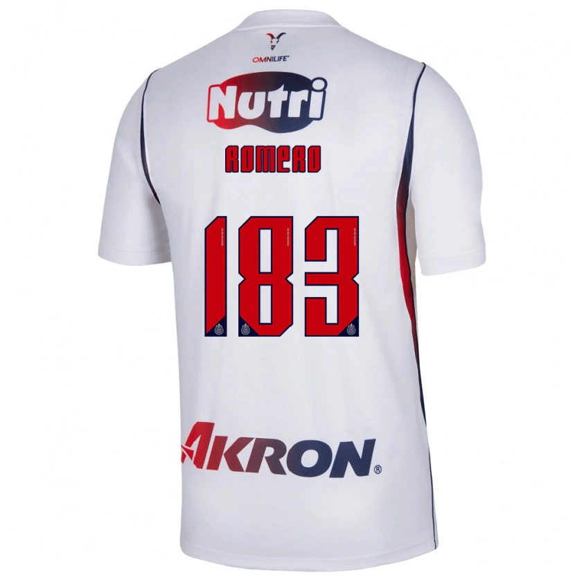 Danxen Pánské Javen Romero #183 Červená Bílá Tmavě Modrá Daleko Hráčské Dresy 2026/27 Dres