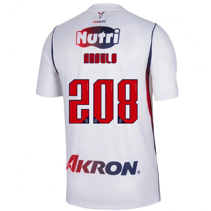 Danxen Pánské Ismael Angulo #208 Červená Bílá Tmavě Modrá Daleko Hráčské Dresy 2026/27 Dres