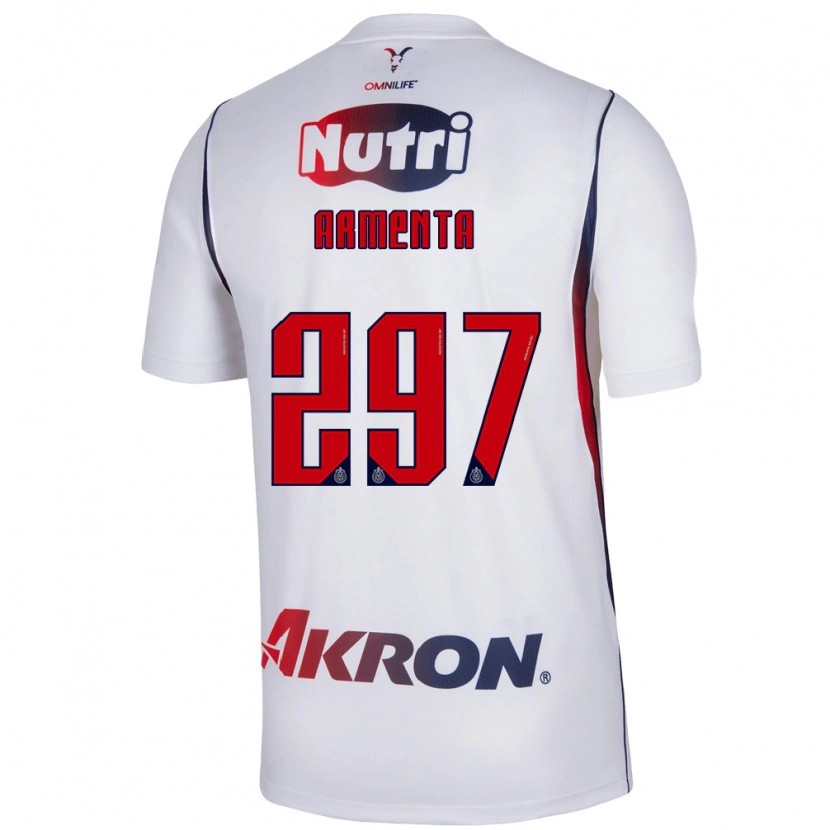 Danxen Pánské Deibith Armenta #297 Červená Bílá Tmavě Modrá Daleko Hráčské Dresy 2026/27 Dres