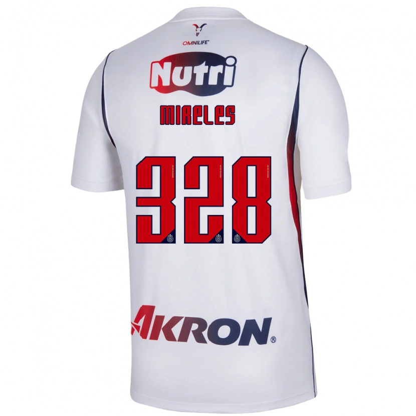Danxen Pánské Ricardo Mireles #328 Červená Bílá Tmavě Modrá Daleko Hráčské Dresy 2026/27 Dres