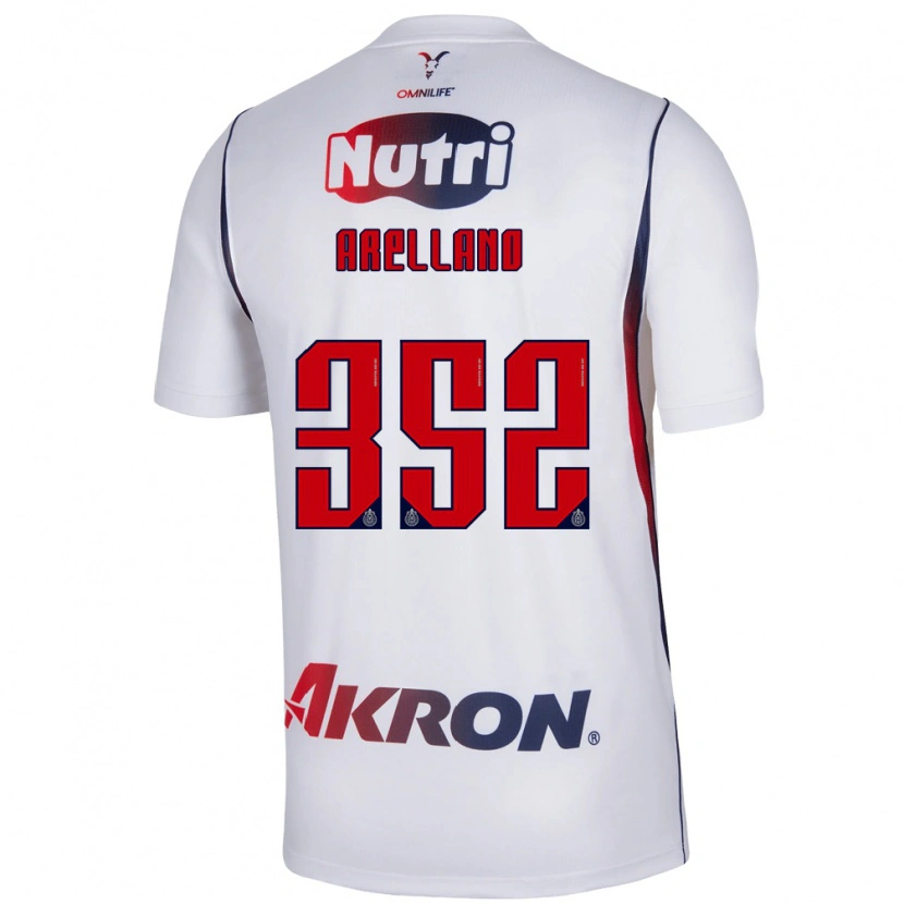 Danxen Pánské Santiago Arellano #352 Červená Bílá Tmavě Modrá Daleko Hráčské Dresy 2026/27 Dres