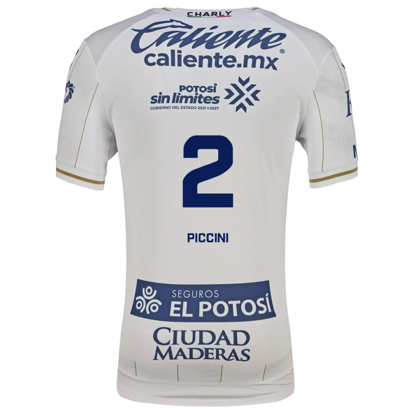 Danxen Pánské Cristiano Piccini #2 Bílá Modrá Daleko Hráčské Dresy 2026/27 Dres