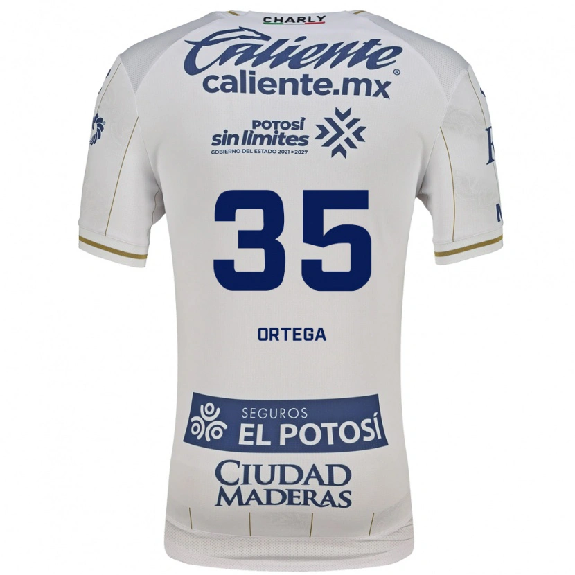 Danxen Pánské Kevin Ortega #35 Bílá Modrá Daleko Hráčské Dresy 2026/27 Dres