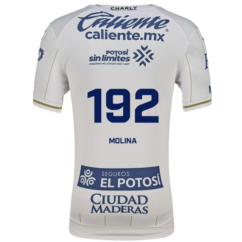 Danxen Pánské Yoshimar Molina #192 Bílá Modrá Daleko Hráčské Dresy 2026/27 Dres